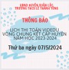 Thi Toán Vioedu VCK cấp huyện 23 24