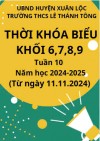 TKB TUẦN 11