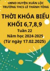 TKB TUẦN 22