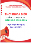 TKB TUẦN 7