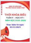 TKB TUẦN 9