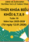 TKB TUẦN 19