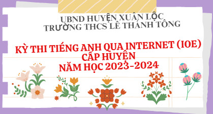 Thông báo về IOE 23 24 cấp huyện