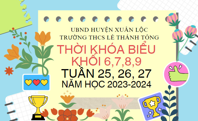 TKB tuần 25,26,27