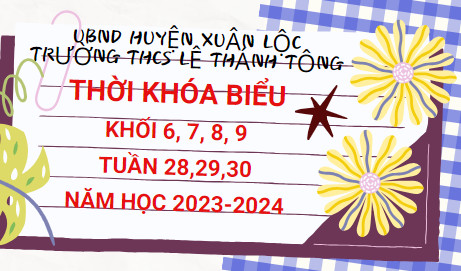 TKB tuần 28,29,30