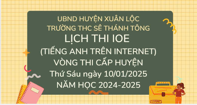 Thi IOE huyện