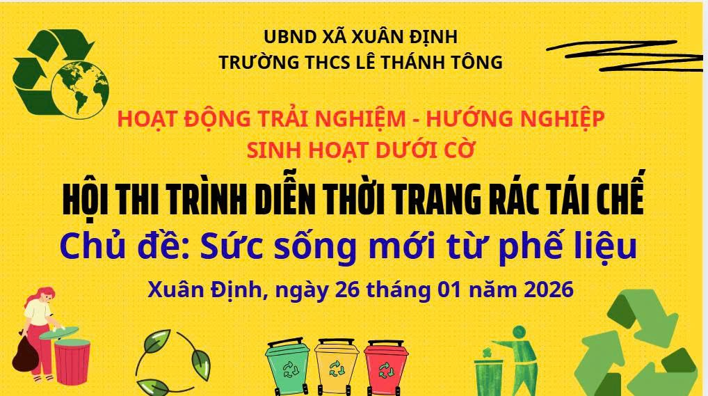 Thi trình diễn thời trang rác tái chế